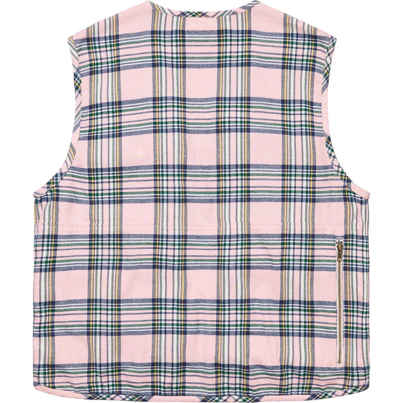 Tartan Flannel Cargo Vest view 11